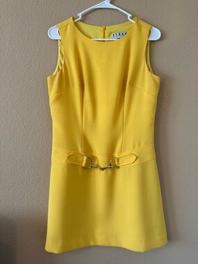 Kenar Sleeveless Dress with Buckle Detail